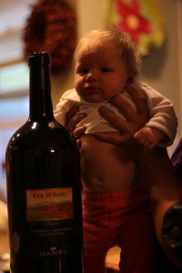 Big bottle of wine